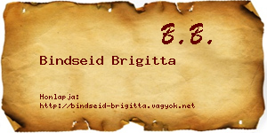 Bindseid Brigitta névjegykártya